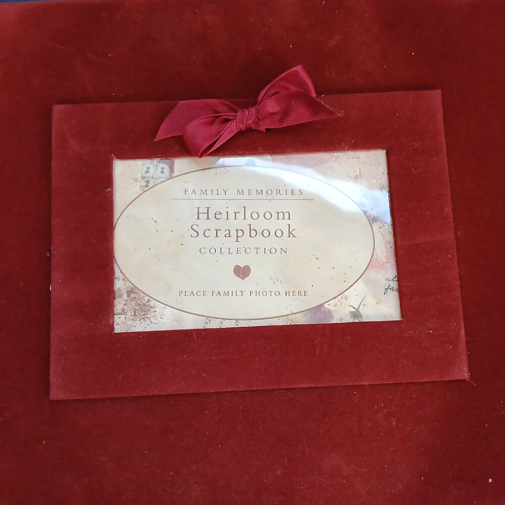 Family Memories Collection Heirloom Scrapbook Keepsake Box